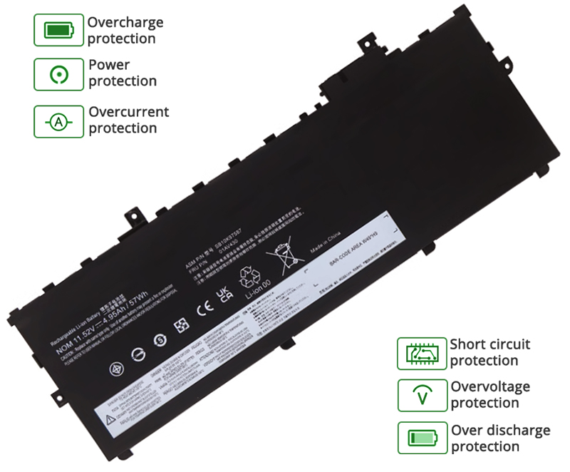 Images for Lenovo Thinkpad X1 Carbon 6th 20KG battery