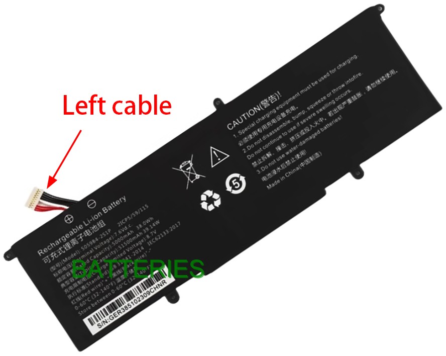 Images for NOTEBOOK 5059B4-2S1P battery
