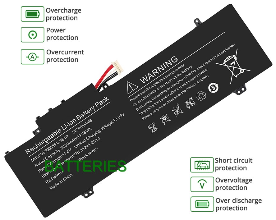 Images for Gateway GWNR71517-BL battery