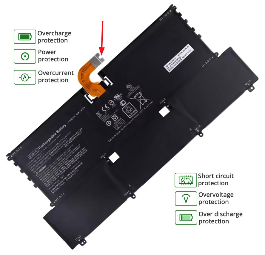 Images for HP Spectre 13-v082ng battery