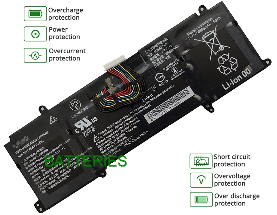 Images for VAIO VJS12290211B battery